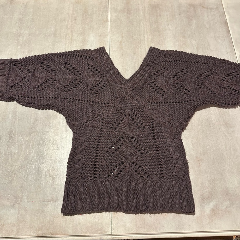 Berretti Italian V-Neck Knit Sweater